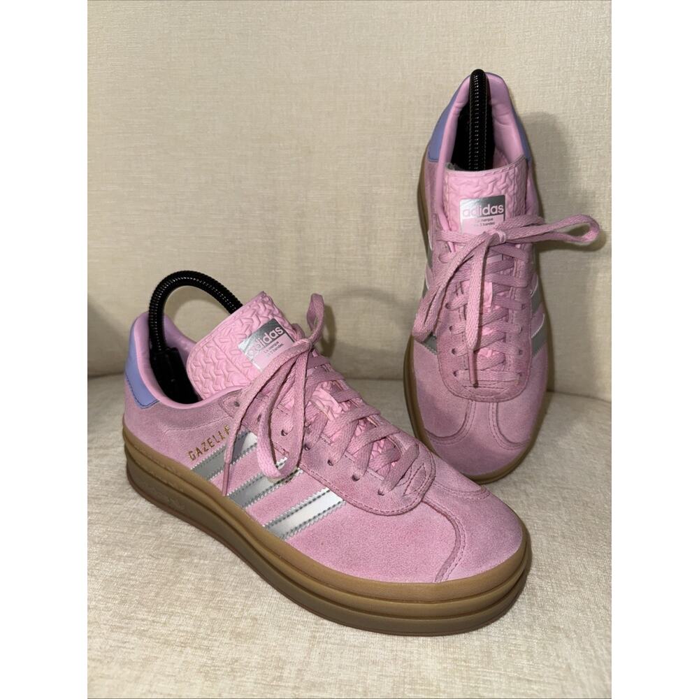 Adidas Gazelle Bold True Pink Gum /JH5539 Women’s Sz 5.5 EUC